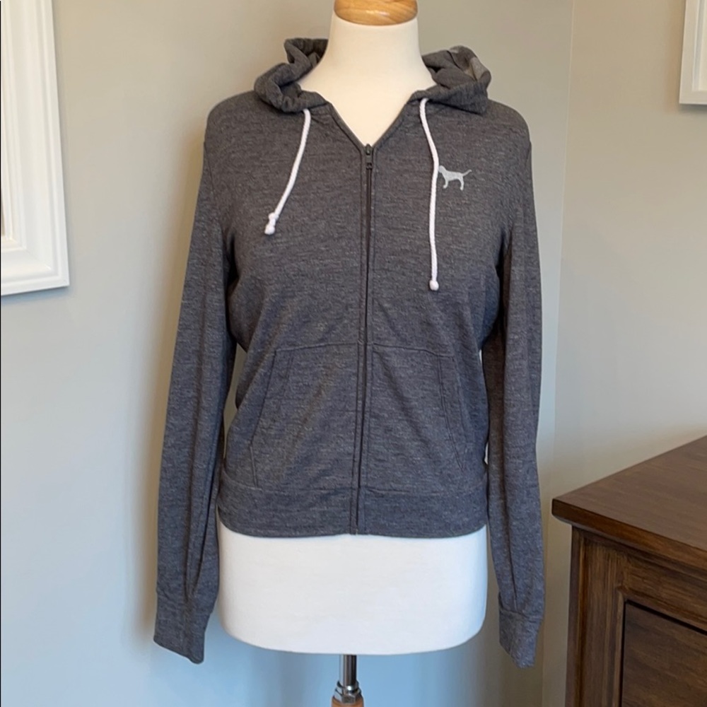 PINK Victoria’s Secret Zip Up Hooded Jacket